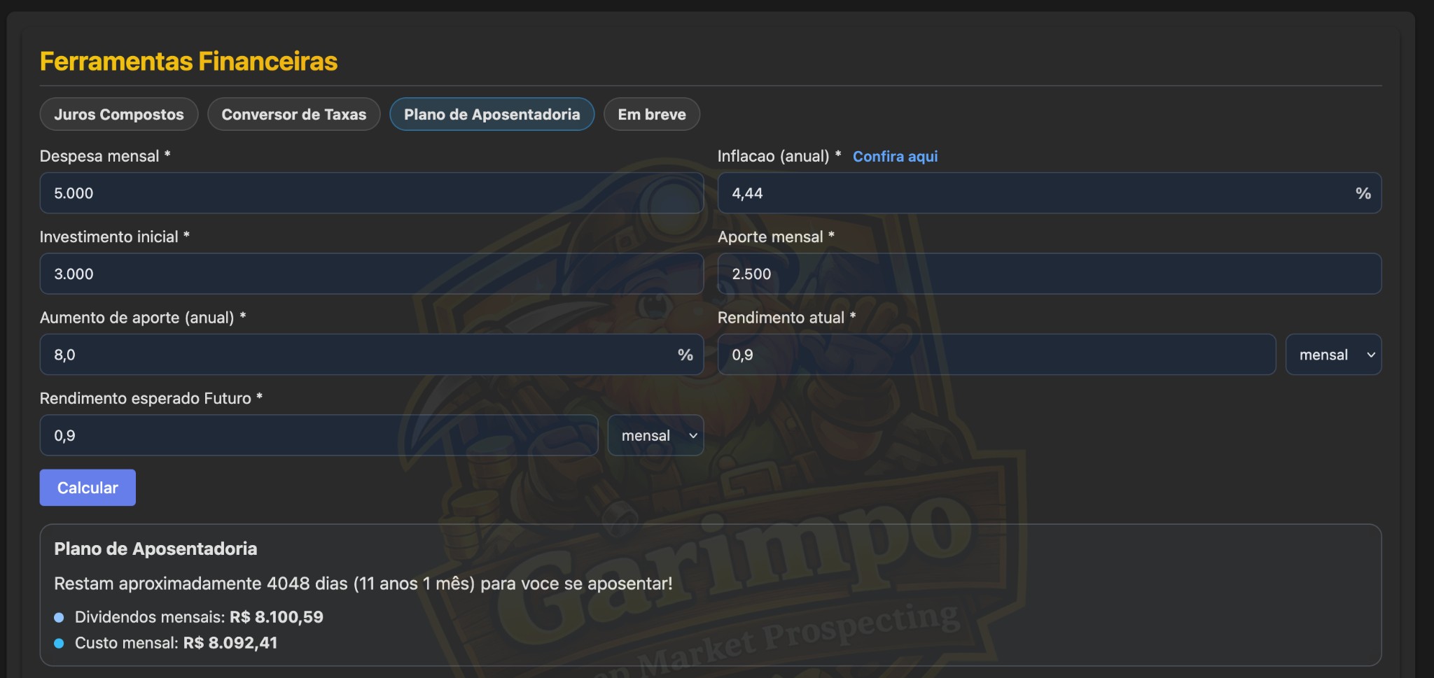 Tools (Retirement Plan Overview)
